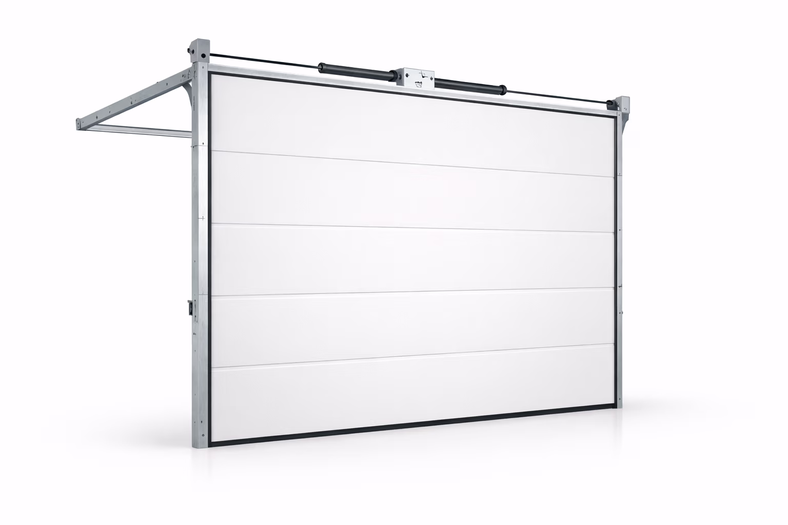 M-Ribbed sectional garage door