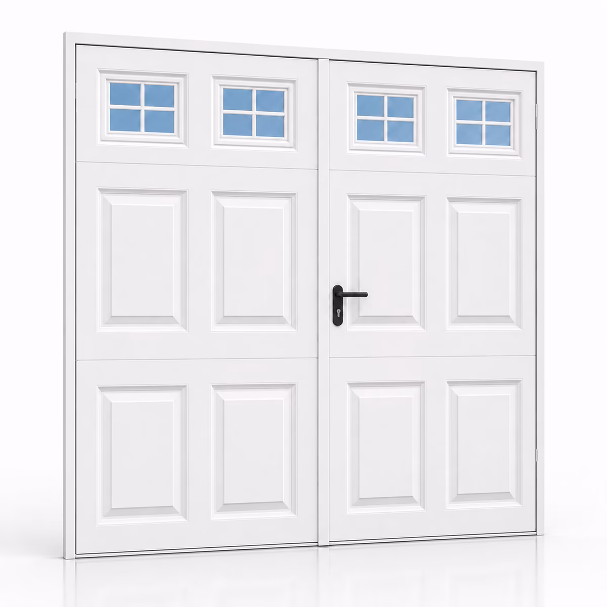 Garador Beaumont with Windows steel side hinged garage door