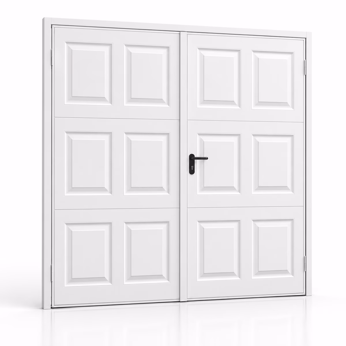 Garador Georgian steel side hinged garage door